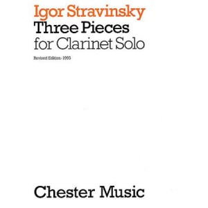 Three Pieces for Clarinet Solo Igor Stravinsky